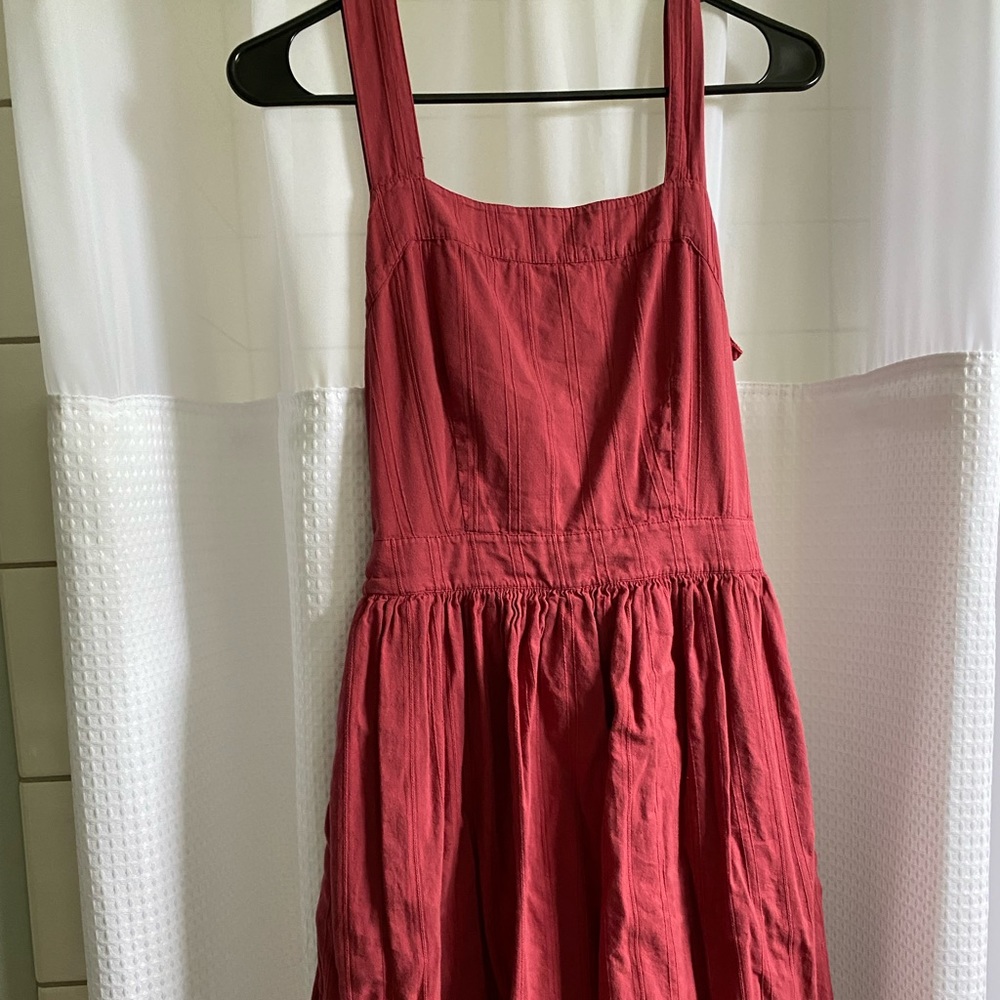 Madewell tie back dress